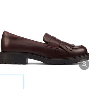 Clarks Orinoco 2 Loafer - Burgundy Leather